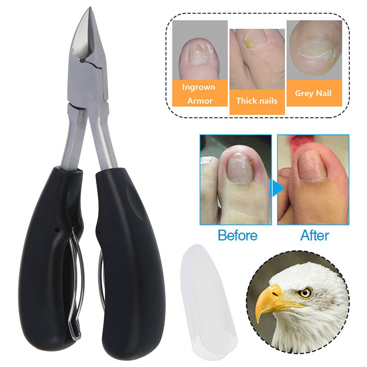 Nagelknipper voor dikke nagels voor senioren