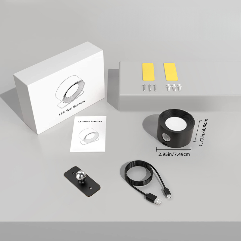 Wiederaufladbare LED-Lichtleiste mit Touch-Steuerung, kabellose Unterbauleuchte, dimmbares Schrank-Nachtlicht mit magnetischer Halterung für die Küche