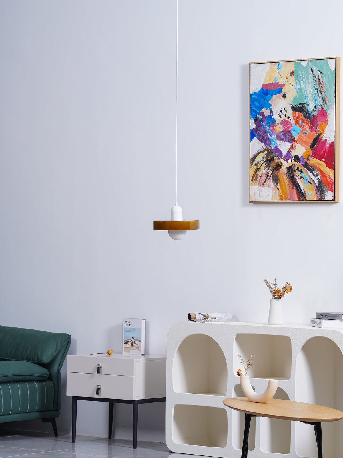 Frosted Glass Globe Ceiling Light 10 Inch Semi-Flush Mount LED Fixture for Bedroom Kitchen Hallway Low Profile Indoor Lighting | Thomler