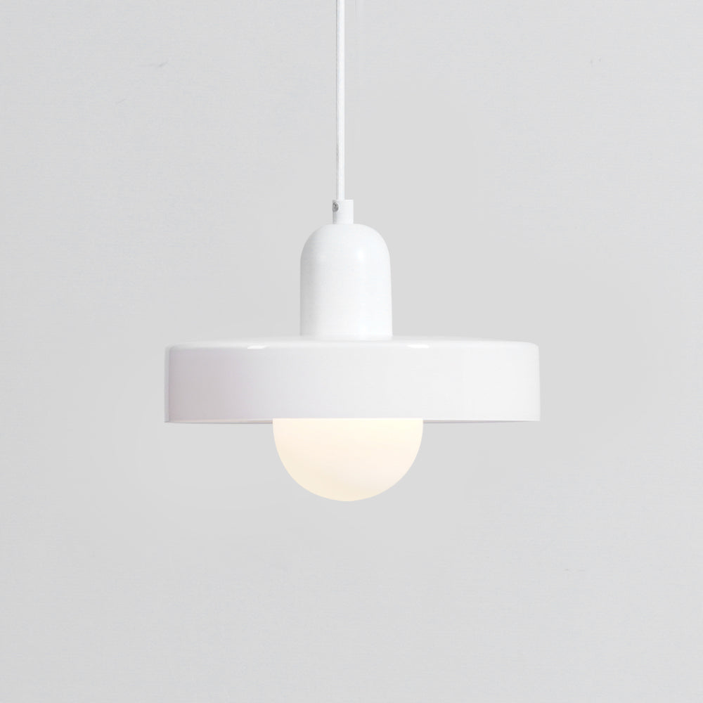 Frosted Glass Globe Ceiling Light 10 Inch Semi-Flush Mount LED Fixture for Bedroom Kitchen Hallway Low Profile Indoor Lighting | Thomler