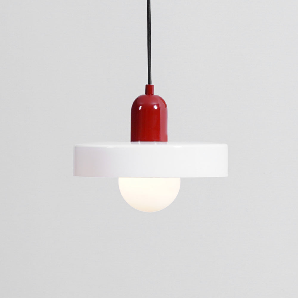 Frosted Glass Globe Ceiling Light 10 Inch Semi-Flush Mount LED Fixture for Bedroom Kitchen Hallway Low Profile Indoor Lighting | Thomler
