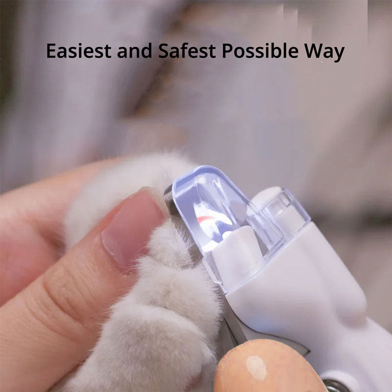 Cortauñas LED para perros con protector de seguridad y mangos antideslizantes