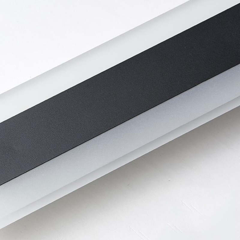 Lineare LED-Wandleuchte für den Außenbereich, 240 cm, wetterfeste Metallleuchte für Terrasse, Hauseingang, modernes, schlankes Architektur-Design | Thomler