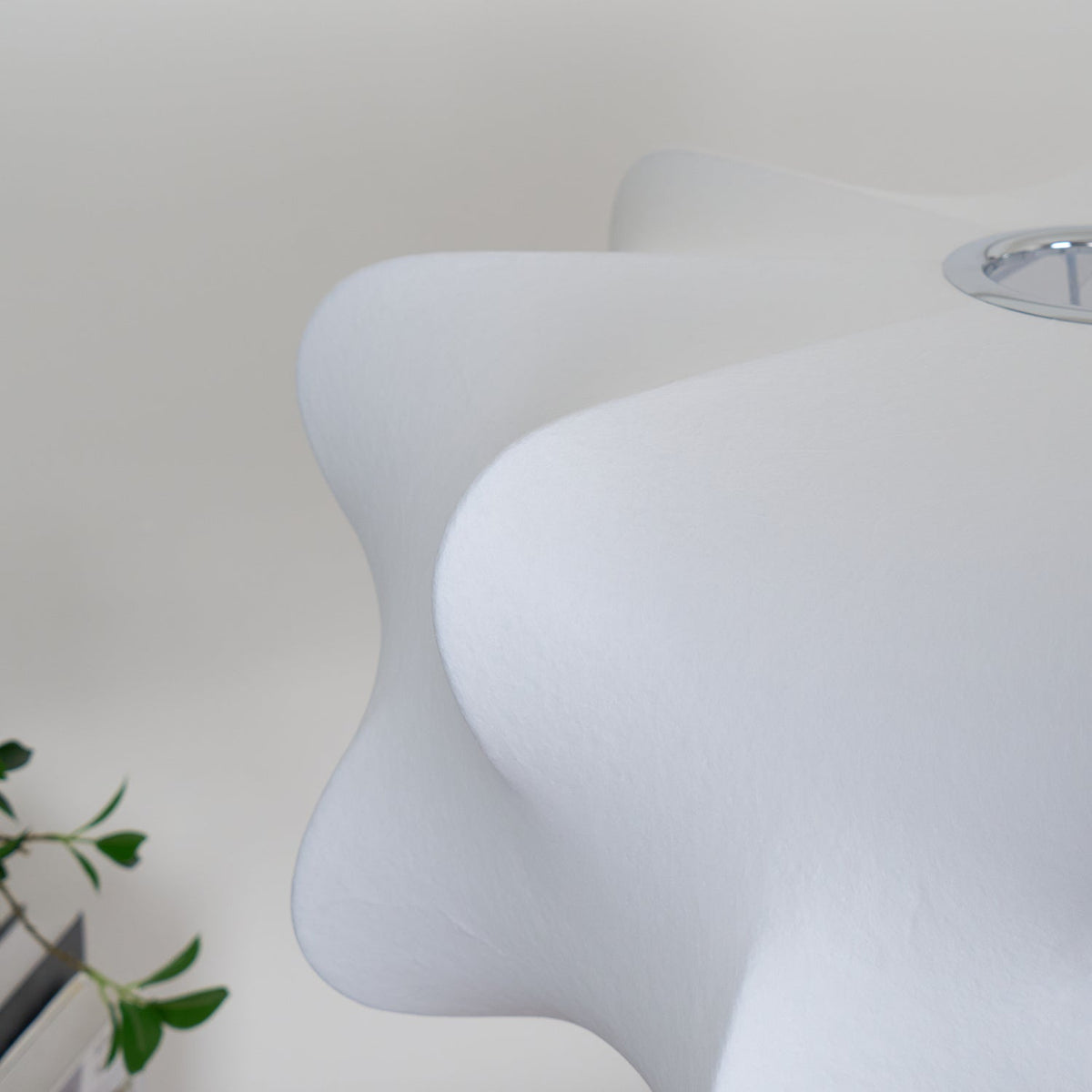 Lámpara colgante de 3 luces Silk Cloud, blanca, 24 pulgadas, montaje en techo ajustable, E27, para comedor, sala de estar, cocina, luz de techo interior moderna | Thomler