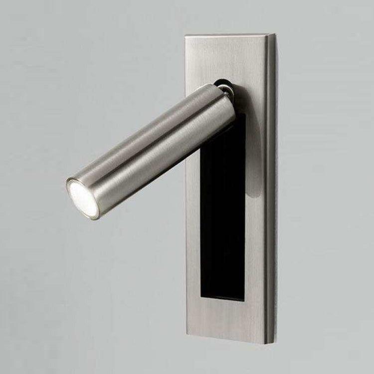 Lámpara de pared articulada de aluminio para lectura, estudio y cabecera