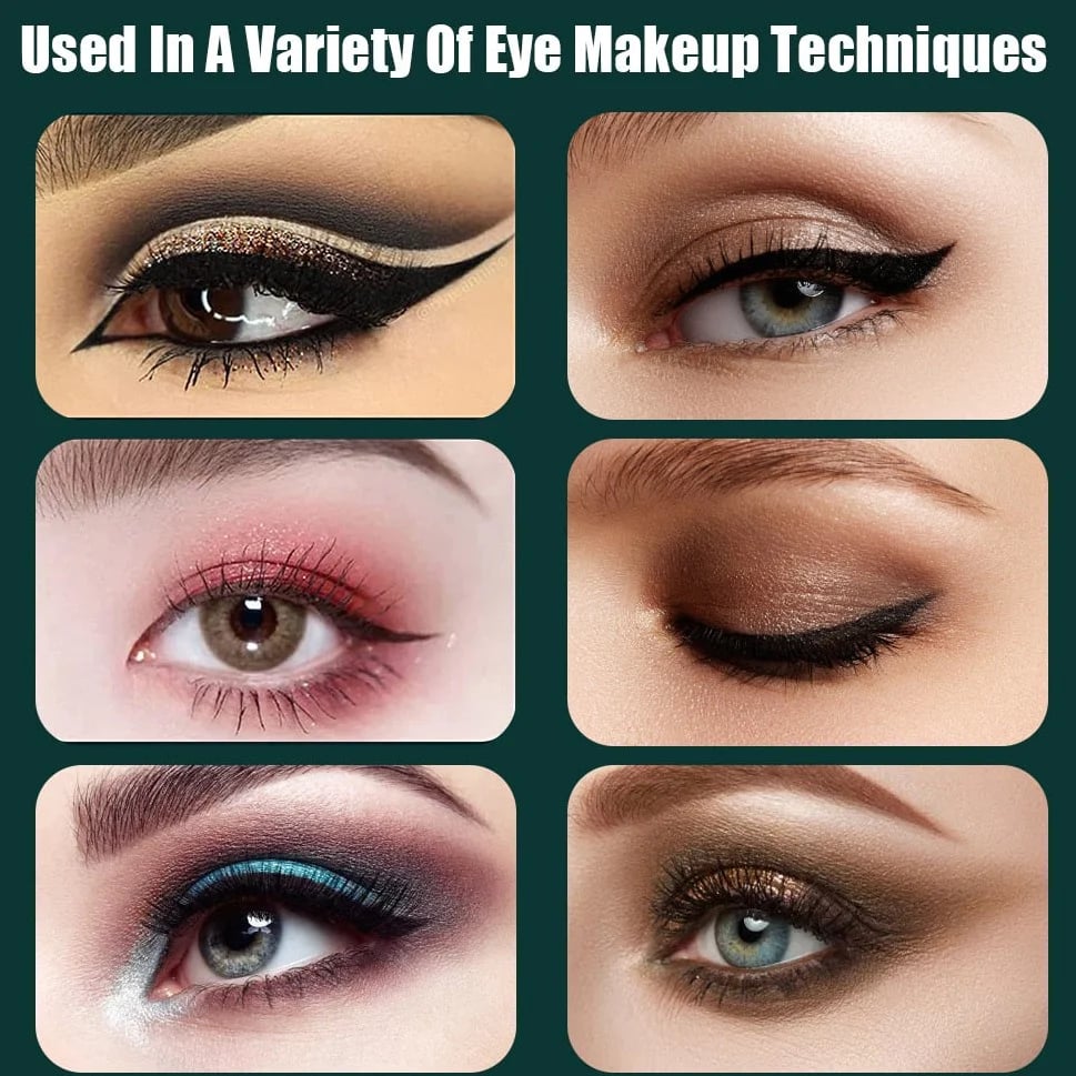 Precisie-eyeliner met veegvaste en waterproof formule voor winged eyeliner en alledaagse looks | Veganistische en diervriendelijke make-up eyeliner | Thomler