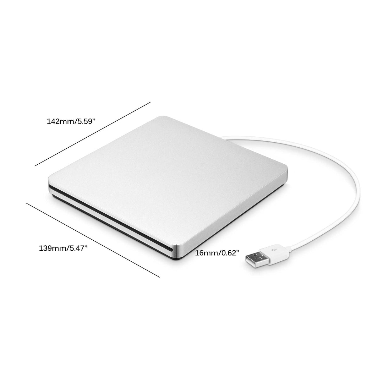 Externes DVD-Laufwerk für Laptops ohne optisches Laufwerk