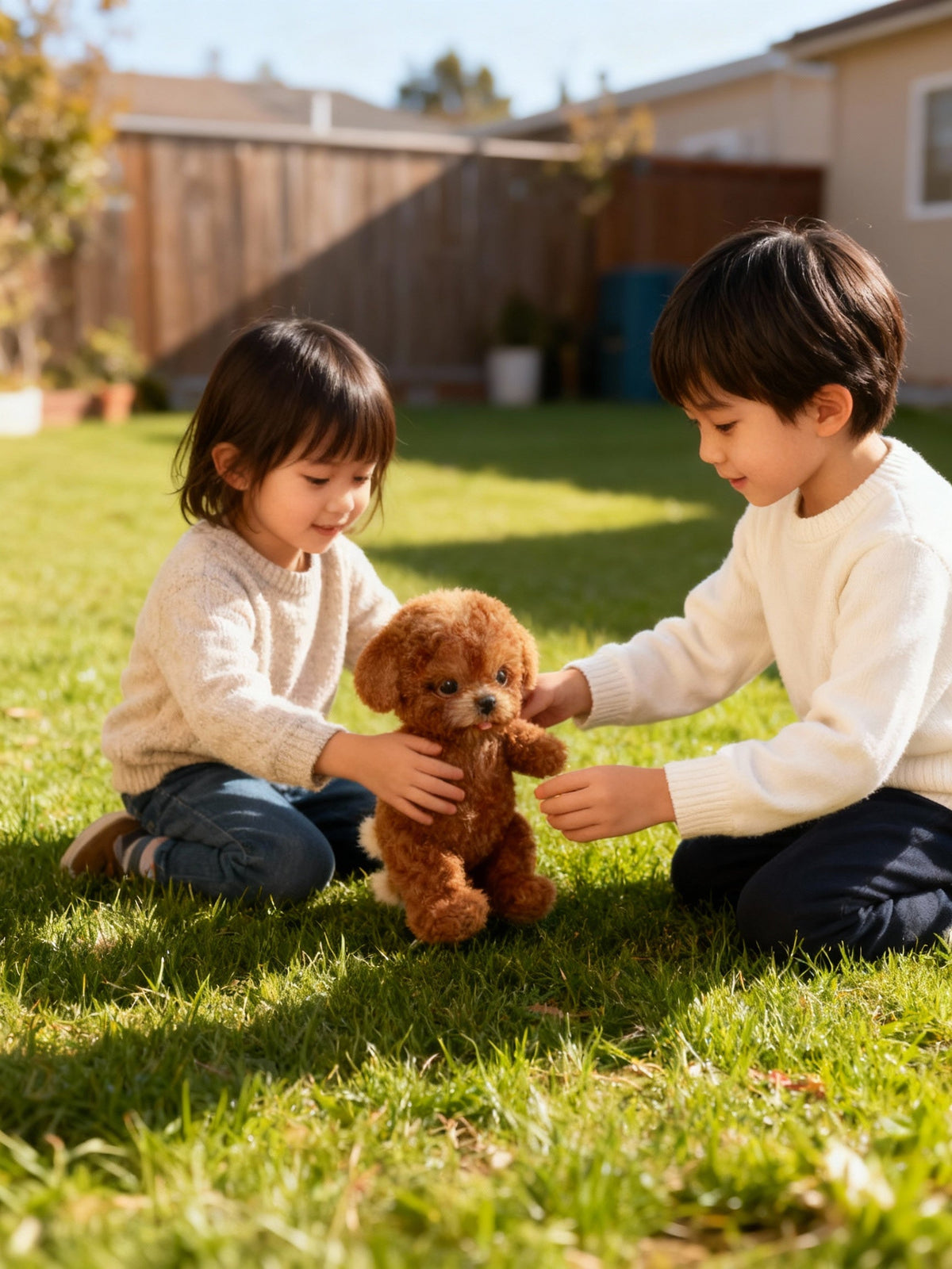 Robotic Plush Puppy Toy That Walks Barks Wags Tail Battery Powered Interactive Dog for Kids Toddlers Girls Boys Pet Companion Gift | Thomler