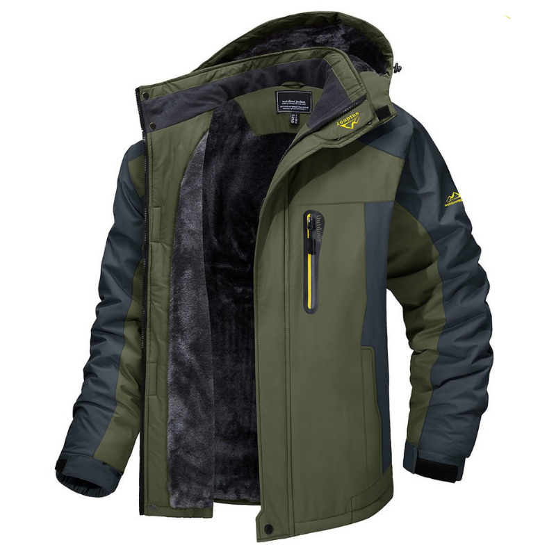 Isolierte Winterparka-Jacke für Herren für kaltes Wetter, Wandern, Camping, Skifahren, Outdoor-Abenteuer das ganze Jahr über | Thomler