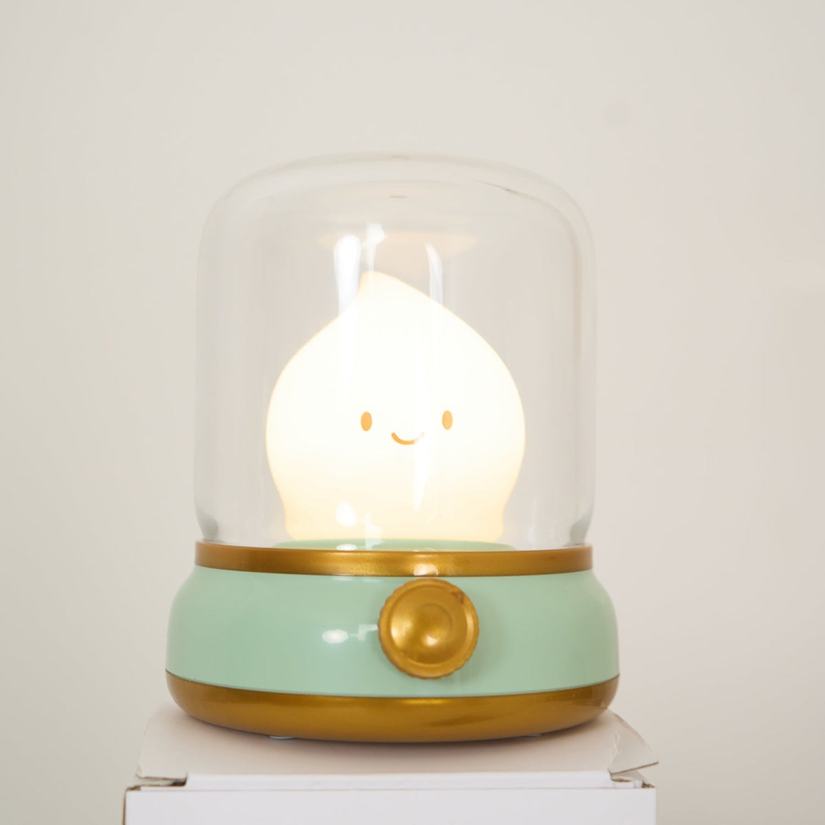 Vintage-Style Flame LED Accent Lamp 4 in Adjustable Brightness USB Rechargeable Bedroom Nightstand Reading Desk Decor | Thomler