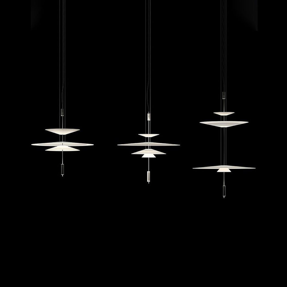 Lámpara de techo LED moderna de 26 pulgadas, acrílico blanco, altura ajustable, para cocina, comedor, dormitorio, entrada, iluminación de techo