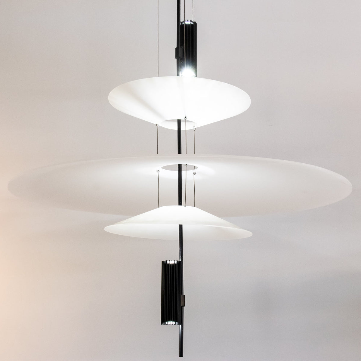 Lámpara de techo LED moderna de 26 pulgadas, acrílico blanco, altura ajustable, para cocina, comedor, dormitorio, entrada, iluminación de techo