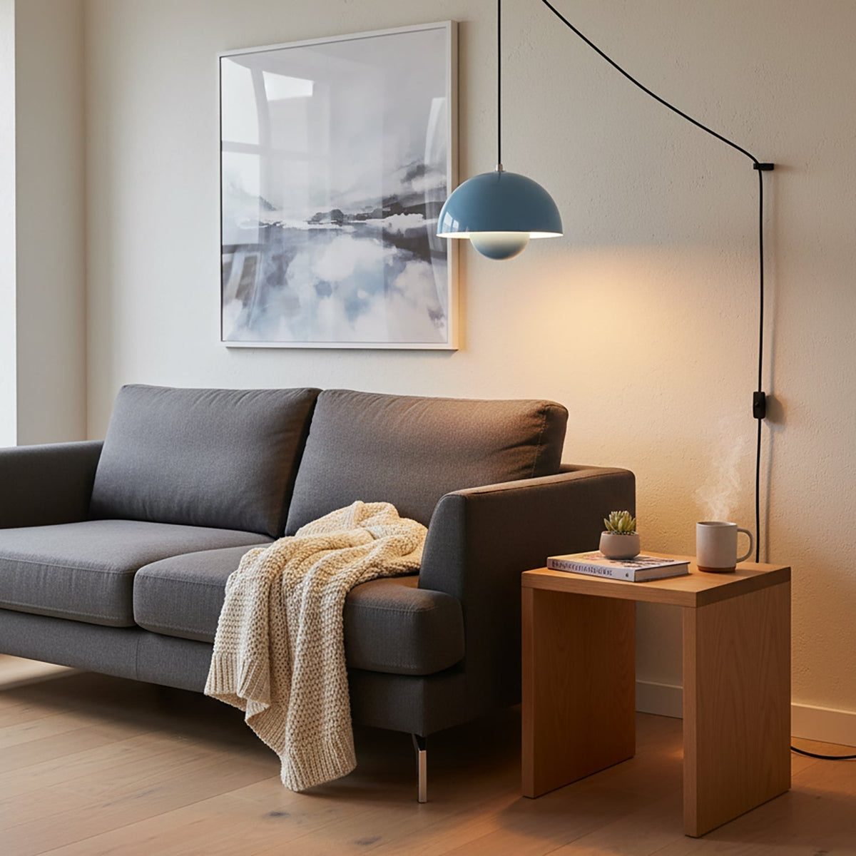 Aluminium-Pendelleuchte, 9-Zoll-Kuppelschirm, verstellbares Kabel, moderne Beleuchtung, Küchen- und Esszimmer-Insel, Deckenlampe, geometrische Halbkugel