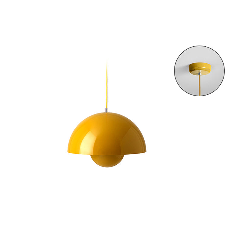 Geometric Aluminum Hanging Fixture 9 Inch Matte Modern Overhead Illumination for Kitchen Dining Room Entry | Thomler