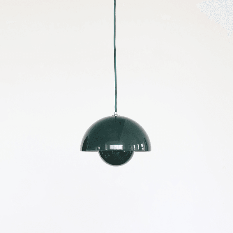 Geometric Aluminum Hanging Fixture 9 Inch Matte Modern Overhead Illumination for Kitchen Dining Room Entry | Thomler