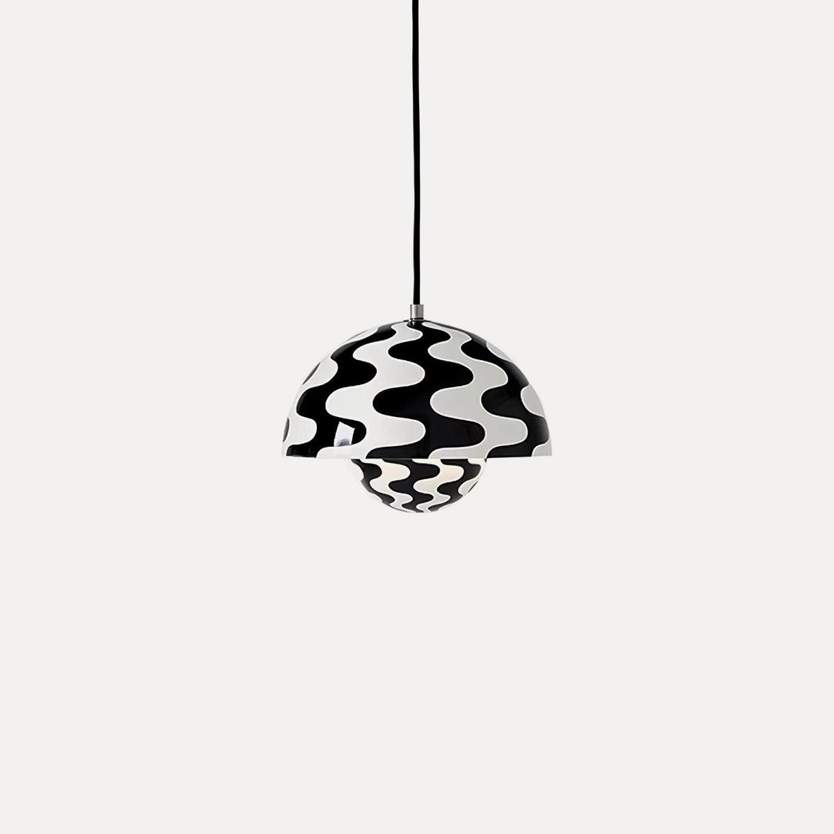 Geometric Aluminum Hanging Fixture 9 Inch Matte Modern Overhead Illumination for Kitchen Dining Room Entry | Thomler