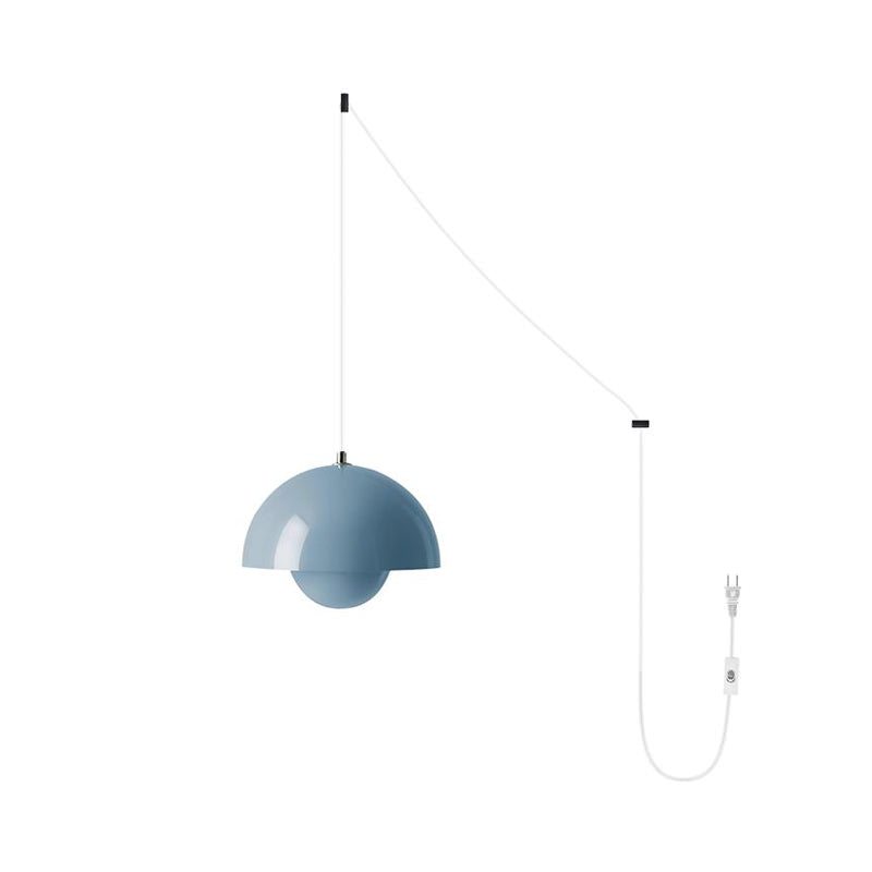 Aluminium-Pendelleuchte, 9-Zoll-Kuppelschirm, verstellbares Kabel, moderne Beleuchtung, Küchen- und Esszimmer-Insel, Deckenlampe, geometrische Halbkugel