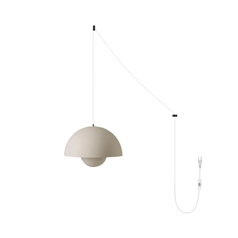 Aluminium-Pendelleuchte, 9-Zoll-Kuppelschirm, verstellbares Kabel, moderne Beleuchtung, Küchen- und Esszimmer-Insel, Deckenlampe, geometrische Halbkugel