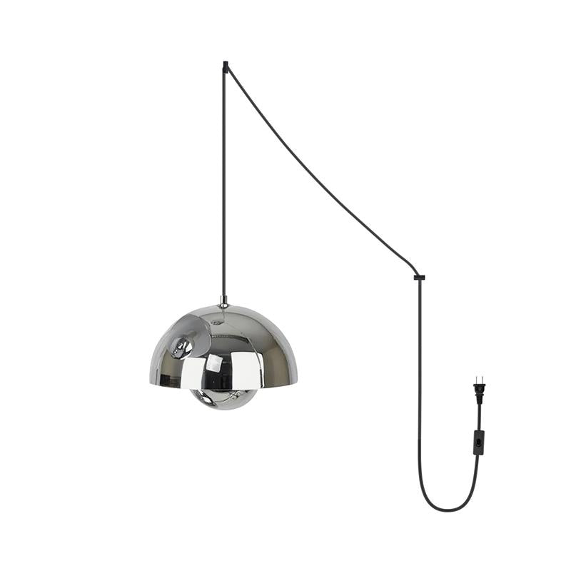 Aluminium-Pendelleuchte, 9-Zoll-Kuppelschirm, verstellbares Kabel, moderne Beleuchtung, Küchen- und Esszimmer-Insel, Deckenlampe, geometrische Halbkugel