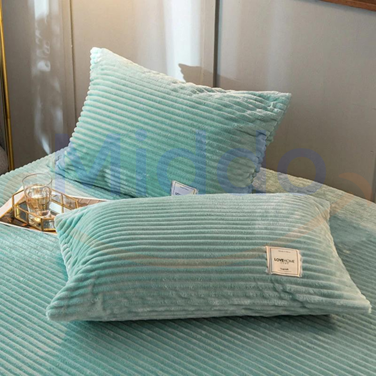 Plush Velour Pillowcase Set – Ultra-Soft Double-Sided Fleece for Cozy Warmth (2-Pack)