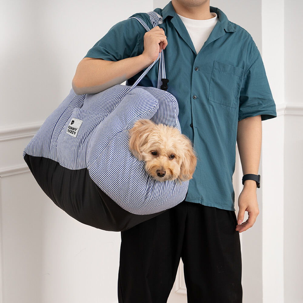Asiento elevador para perros grandes – Transportín de viaje portátil con correa para el hombro, cojín de algodón lavable para SUV, camioneta y sedán – Seguro