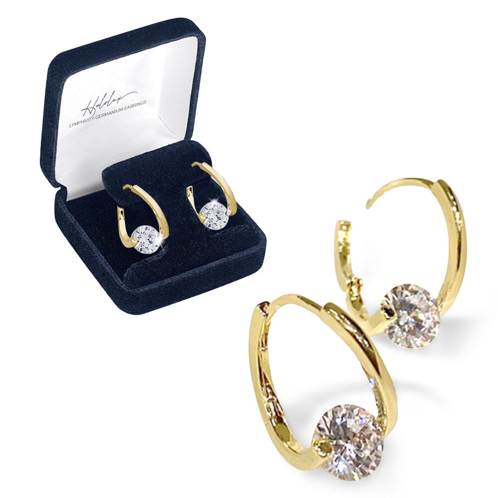 Germanium Wellness Oorbellen voor Lymfatische Ondersteuning en Natuurlijke Vitaliteit – Acupressuur Sieraden voor Dames
