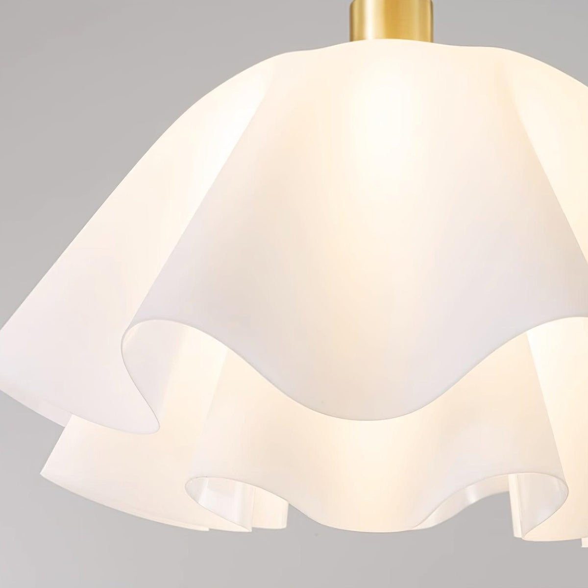 Flush Mount Overhead Light with Ribbed Polymer Shade and Metal Frame for Bedrooms, Hallways, Bathrooms | Home Lighting Fixture Dimmable Comp | Thomler