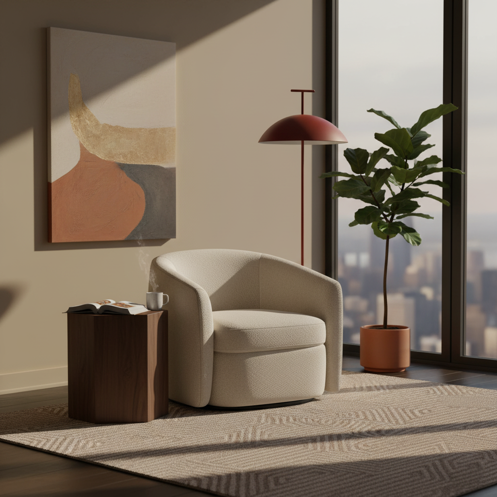 Adjustable Steel & Wood Standing Lamp 5 ft Tall for Reading Nooks Modern Living Room Bedroom Task Light Three Finishes | Thomler