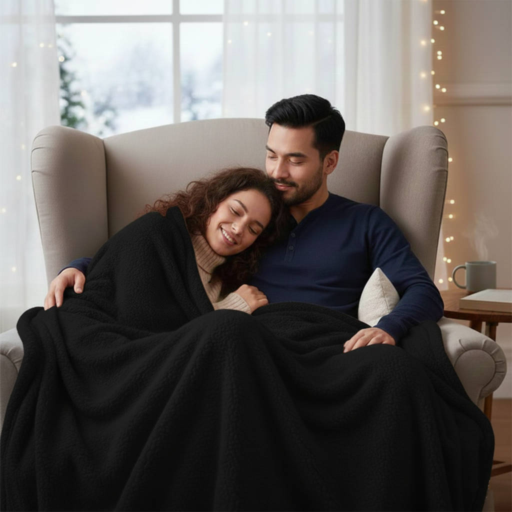 Waterproof Velour Throw Blanket – Plush Moisture-Barrier Cover for Bed & Sofa