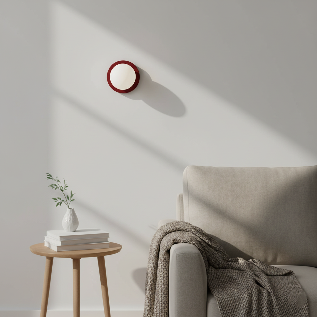 Compact Glass Sconce Light 3.9 in White Accent Fixture Bedside Hallway Nordic Minimalist G9 LED Downlight Indoor Mounted | Thomler