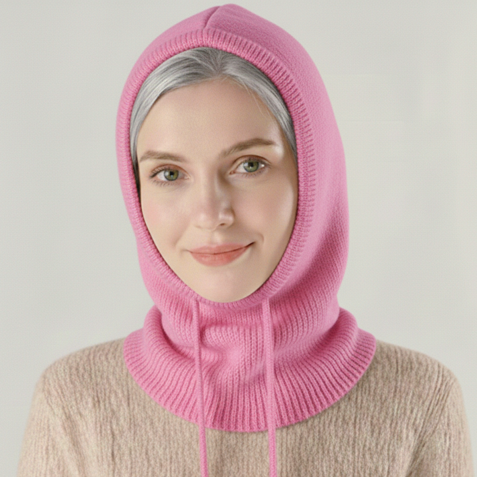 Winter Knit Cap in Soft Stretch Fabric – Warm Head Cover for Men & Women Cold Days Outdoors | Thomler