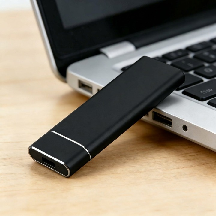 Portable Solid State Drive 8 TB USB-C High-Speed External Storage for Laptop Desktop Gaming Console Television Backup Aluminum Housing | Thomler