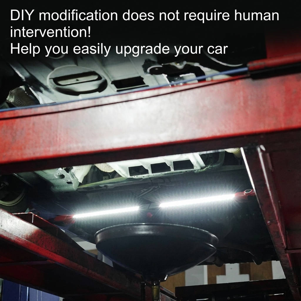 LED-Unterbau-Arbeitsleuchte, wiederaufladbare magnetische Werkstattleuchte für Garage und Werkstatt