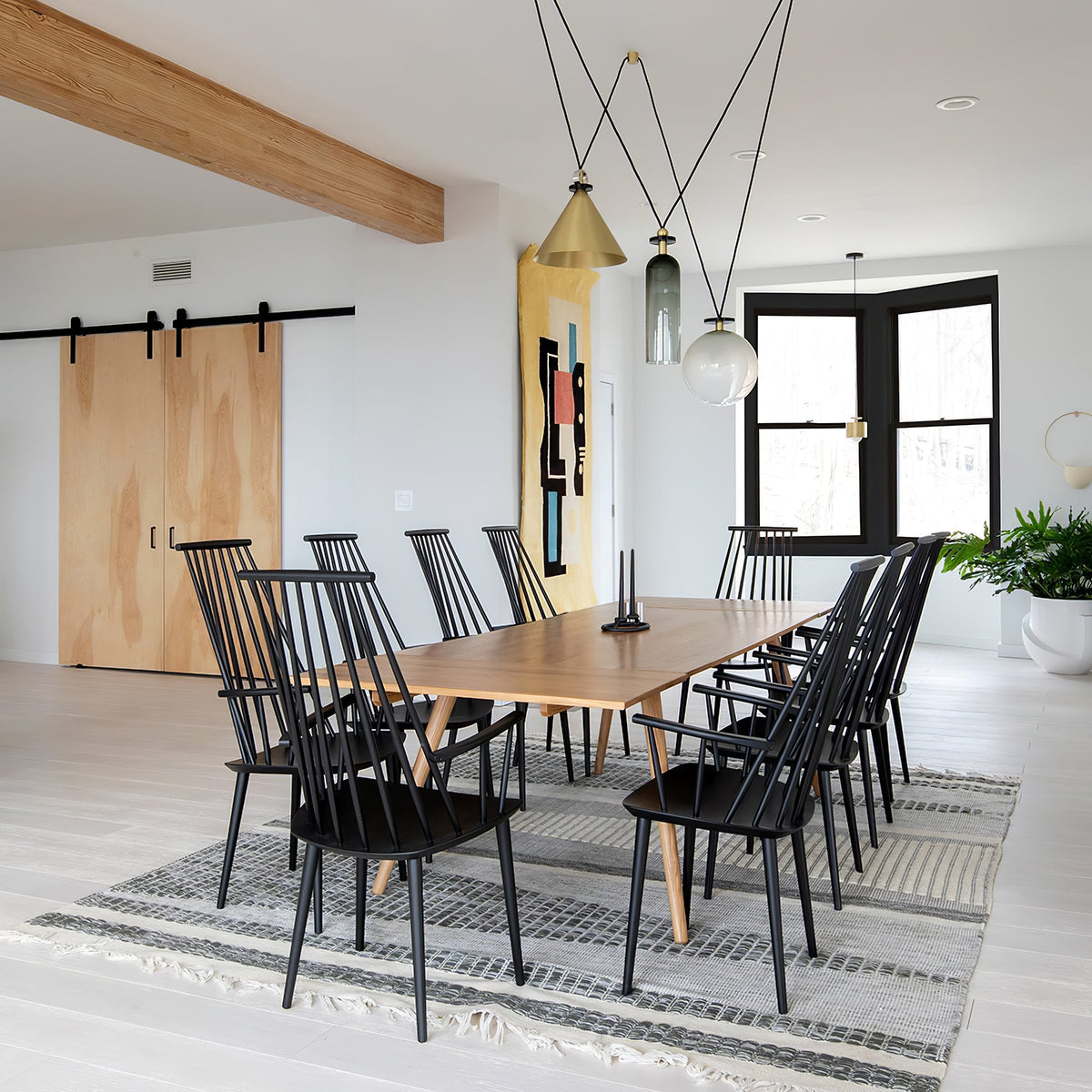 Lámpara de techo escultural modular con secciones ajustables y opciones de acabado personalizadas para comedor, cocina y sala de estar | Thomler