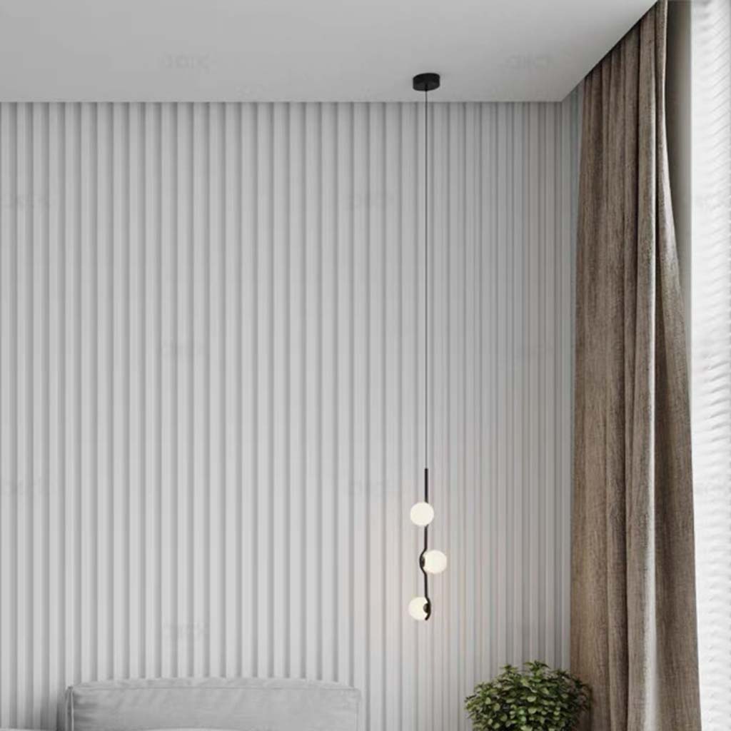 Multi-Globe Hanging Fixture with Adjustable LED Lighting for Dining Areas, Bedrooms & Entryways – Metal Frame with Glass Spheres in Black or | Thomler