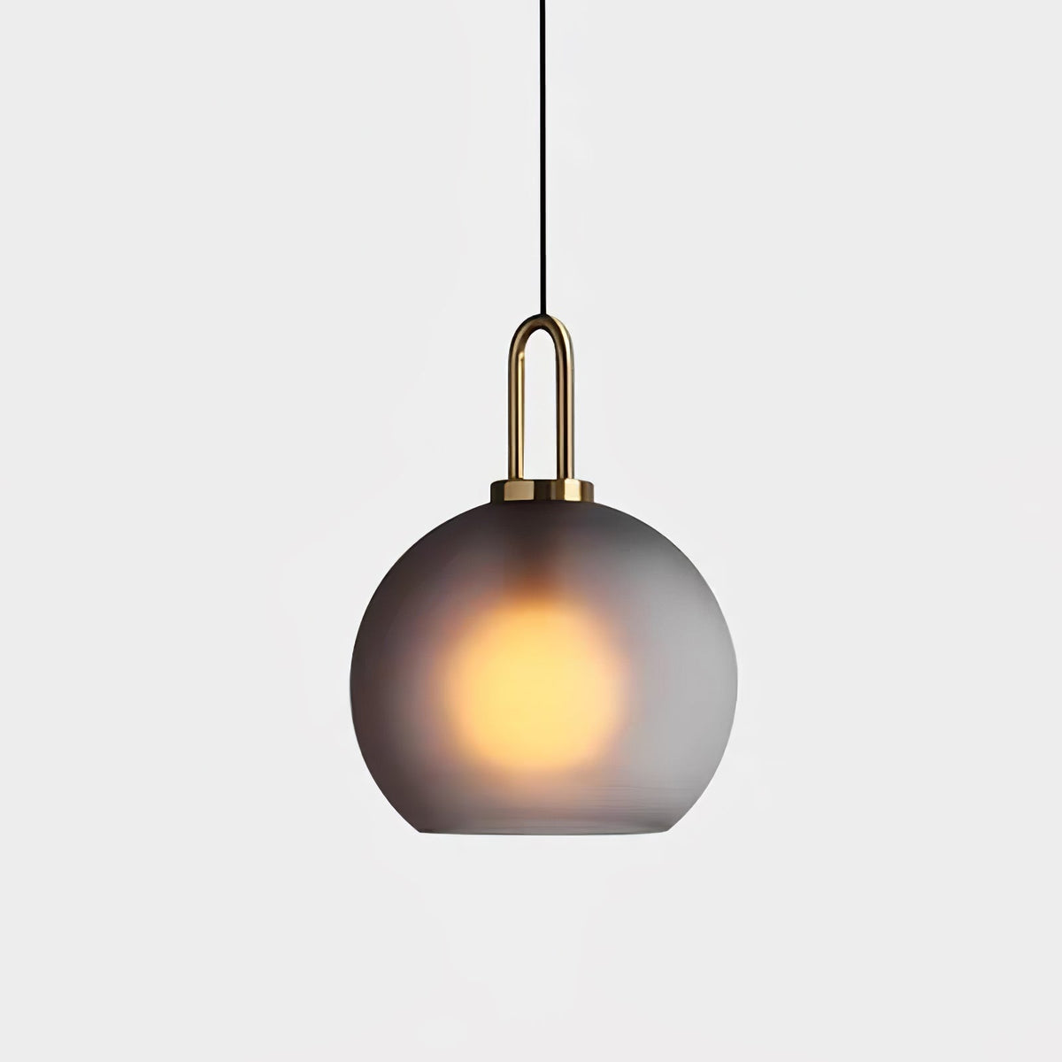 Glass Globe Hanging Light Fixture with Adjustable Cord for Dining Room Kitchen Island Bedroom Modern Minimalist Ceiling Pendant Lamp | Thomler