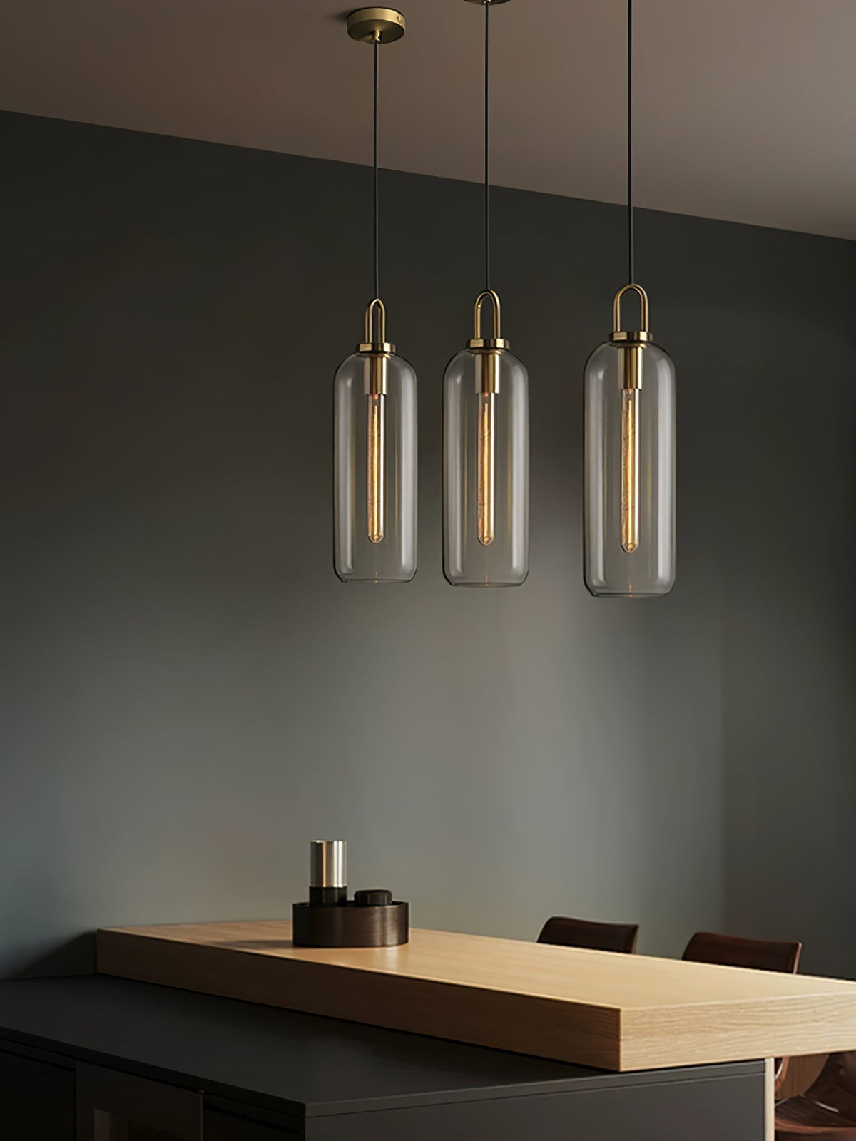 Glass Globe Hanging Light Fixture with Adjustable Cord for Dining Room Kitchen Island Bedroom Modern Minimalist Ceiling Pendant Lamp | Thomler