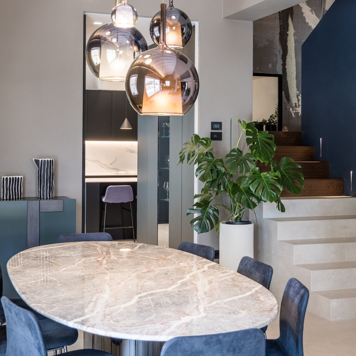 Glazen koepel hanglamp 10 inch voor keukeneiland eetkamer binnenverlichting verstelbare draad metalen hardware | Thomler