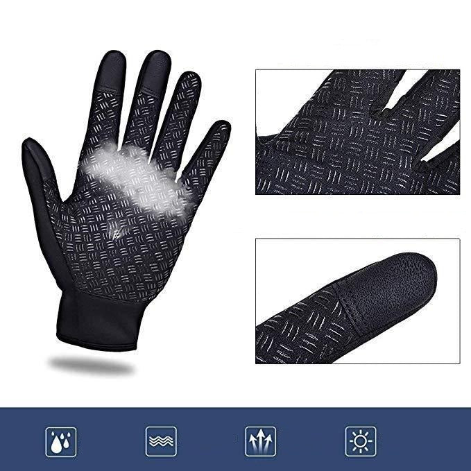 Touchscreen Winter Gloves Waterproof Windproof Thermal Insulated for Outdoor Cycling Hiking Running Cold Weather Activities Men Women
