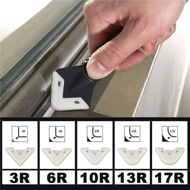 3-in-1 Silikon-Fugenabzieher-Set: Schaber, Glätter und Entferner für Bad, Küche, Fliesen, Fugenabdichtung, Ecken- und Kantenreinigung sowie Heimwerkerreparaturen