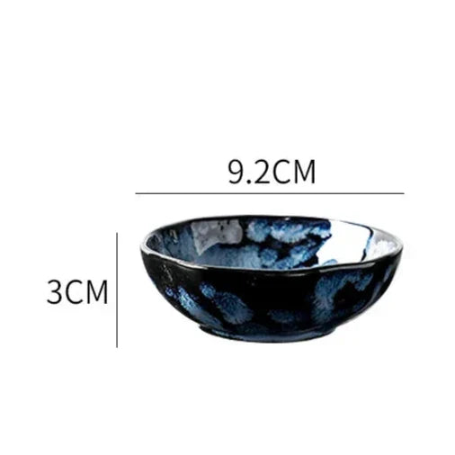 Ceramic Tableware Collection 10-Piece Set with Celestial Blue Pattern for Family Dinners Casual Dining Formal Entertaining Kitchen Essential | Thomler
