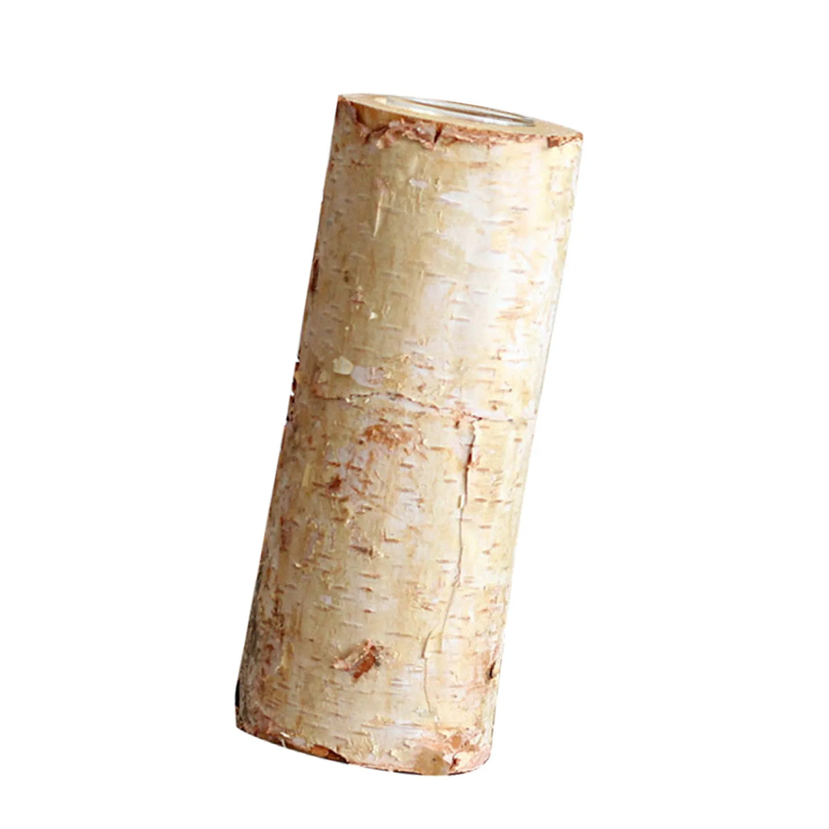 Natural Wood Tealight Stand 2-8 Inches Farmhouse Table Accent Organic Bark Texture Mantel Display Home Centerpiece Décor | Thomler
