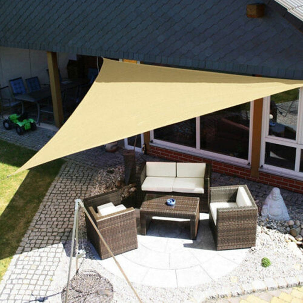 Waterproof Sun Shade Sail Triangle Rectangle Square UV Protection Outdoor Patio Deck Canopy for Backyard Garden Pergola Pool Camping