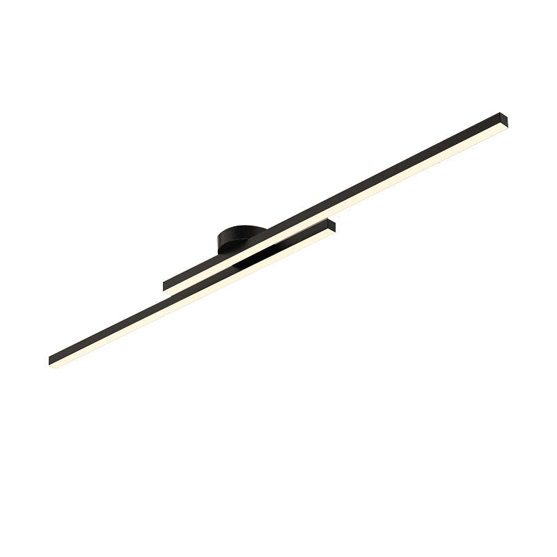 35-Inch Linear LED Vanity Light Fixture in Black – Adjustable Color Temperature Bathroom Mirror Lighting for Modern Hallways, Entryways & Po | Thomler