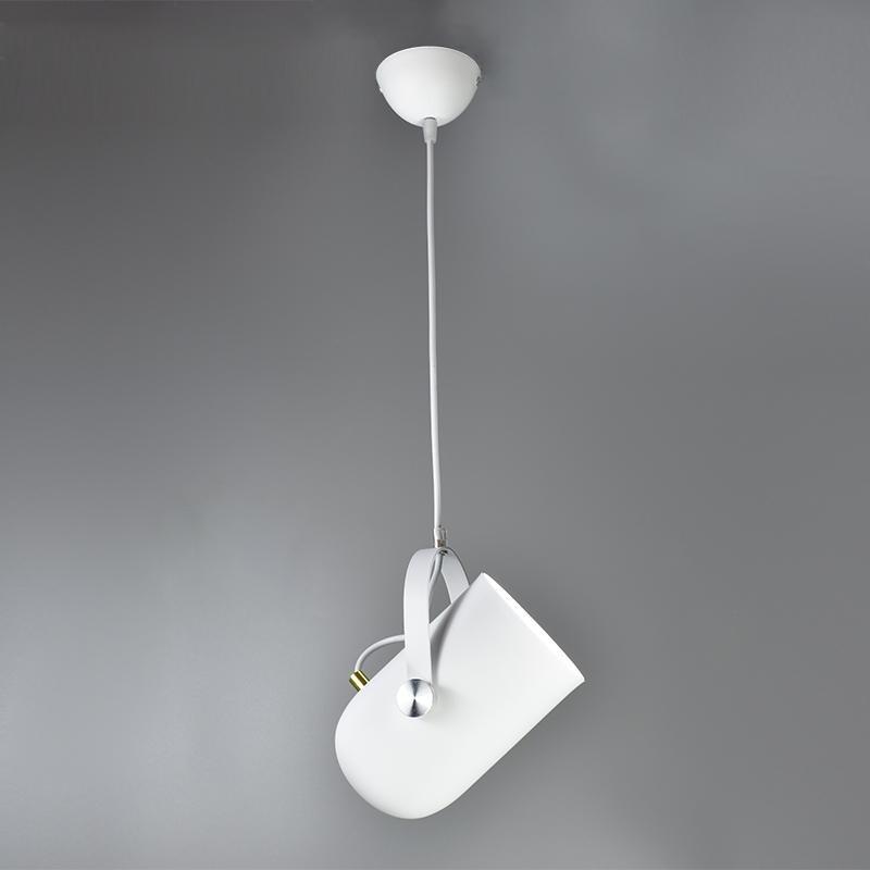 Verstellbare Metalldeckenleuchte E27-Fassung warmes Licht neigbarer Schirm über Kücheninsel Essecke Arbeitslicht modern minimalistisch skandinavischer Stil | Thomler