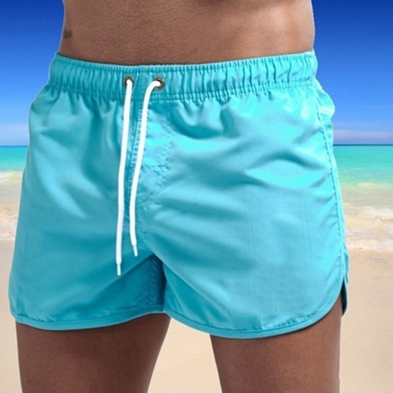 Heren zwemshort met sneldrogende stof, trekkoord en achterzak – Levendige kleuren voor strand en zwembad