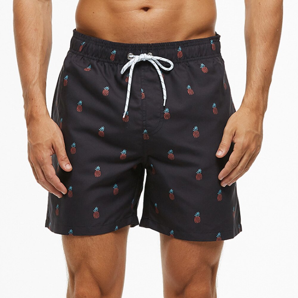 Heren zwemshort met trekkoord, sneldrogende en lichtgewicht boardshorts met mesh-voering voor strand en zwembad