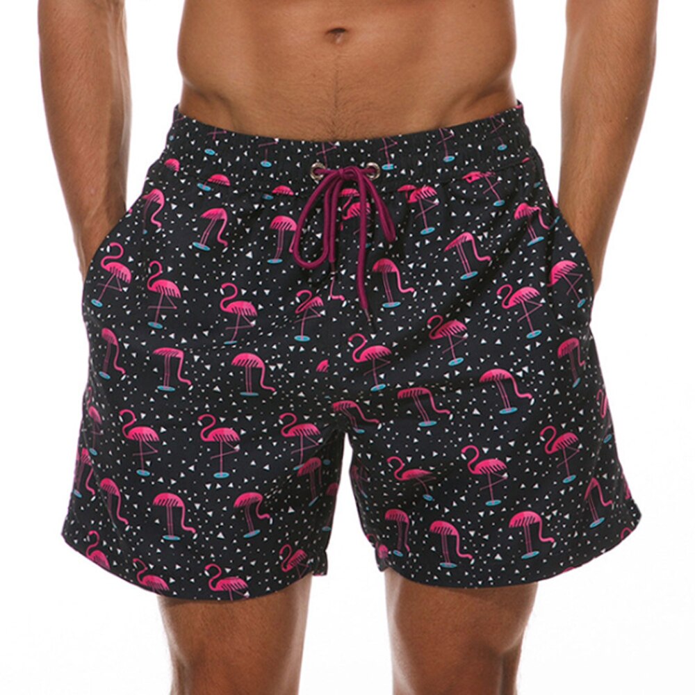 Heren zwemshort met trekkoord, sneldrogende en lichtgewicht boardshorts met mesh-voering voor strand en zwembad