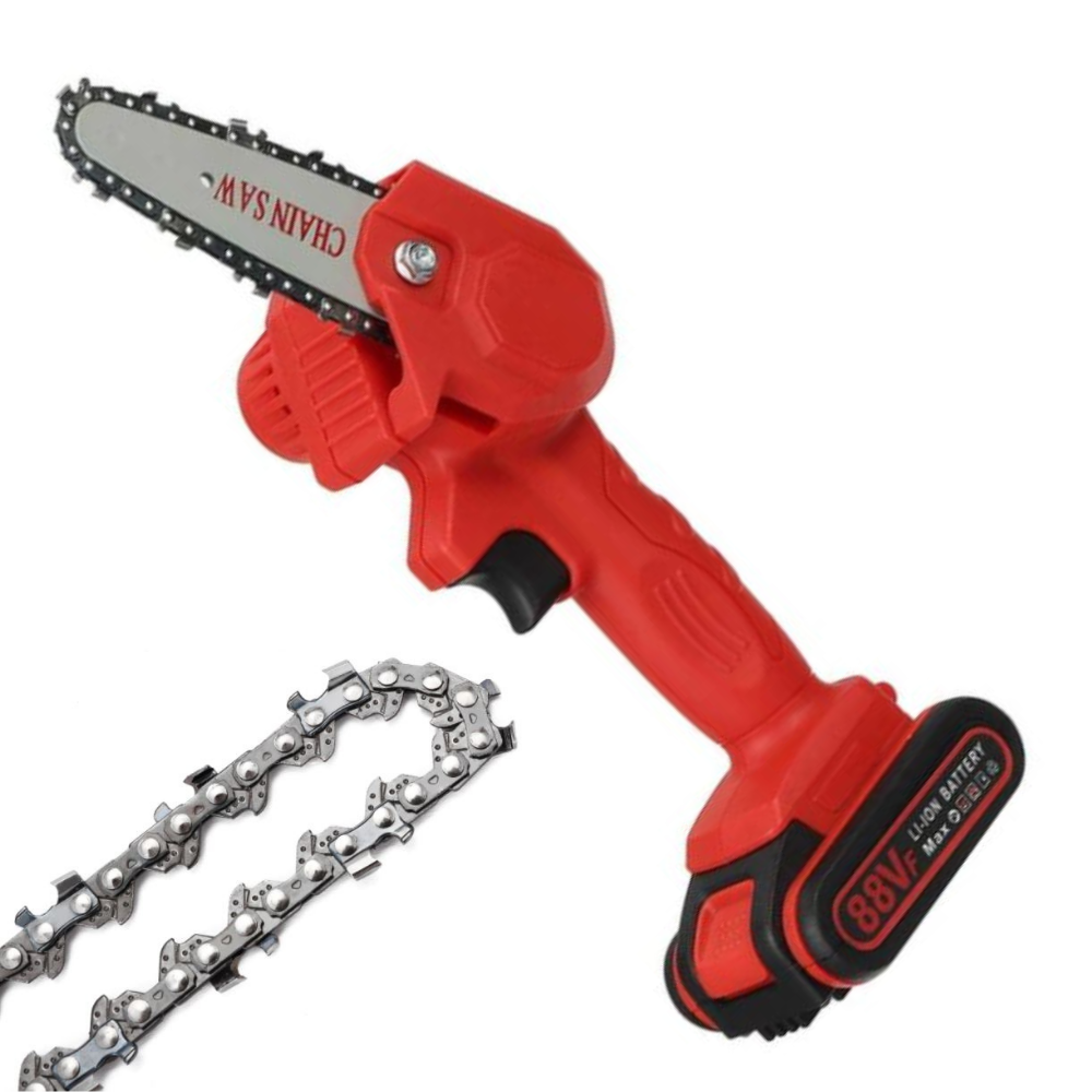 Leichte kabellose Mini-Kettensäge 0,7 kg Akku-Astschere Einhand-Baumschneider für Garten Hof Landschaftsbau Astschnitt Heimgebrauch | Thomler