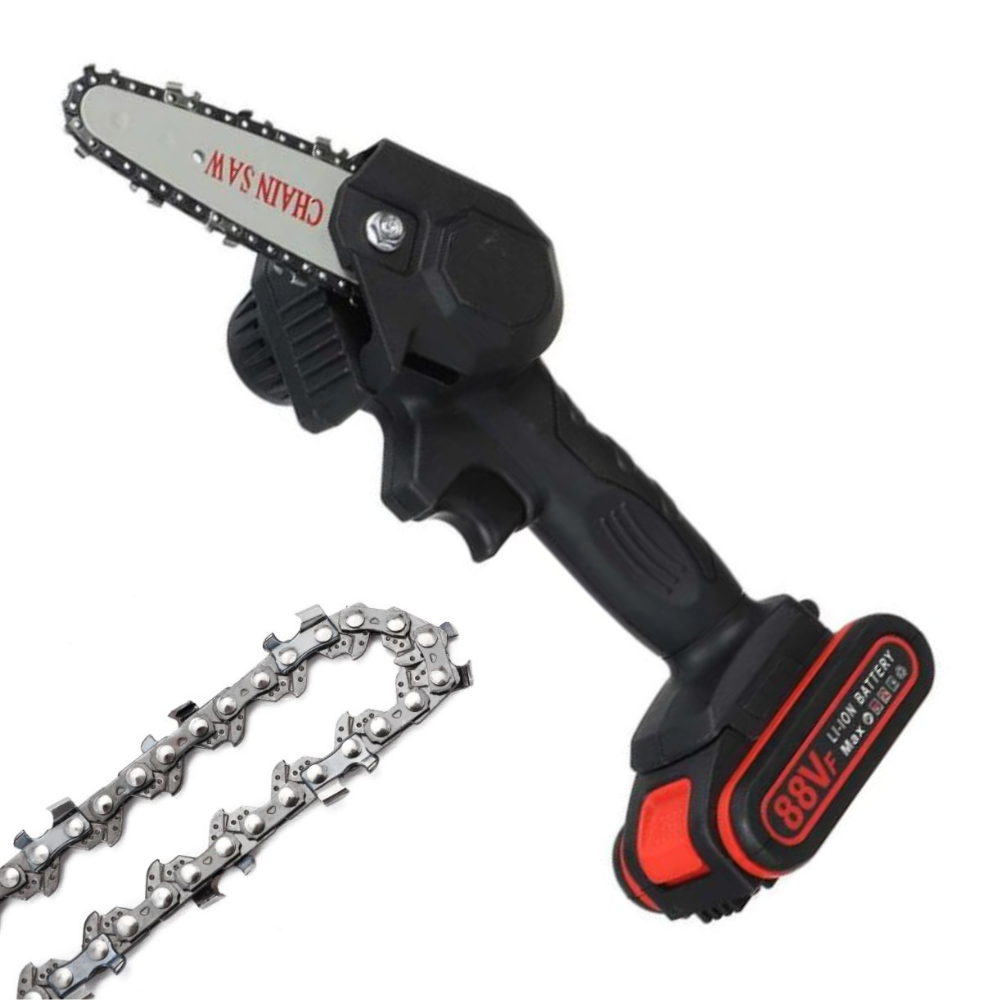 Leichte kabellose Mini-Kettensäge 0,7 kg Akku-Astschere Einhand-Baumschneider für Garten Hof Landschaftsbau Astschnitt Heimgebrauch | Thomler
